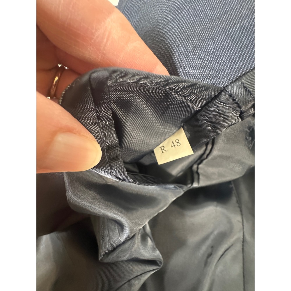 Jones New York Mens Navy Blue Wool Suit Jacket Pants Set - Picture 9 of 16